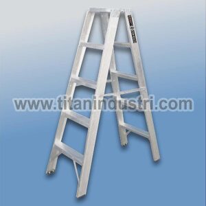 escalera aluminio- escalera tijera doble acceso