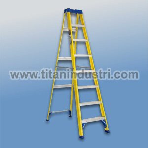 escalera fibra de vidrio - escalera tijera simple acceso